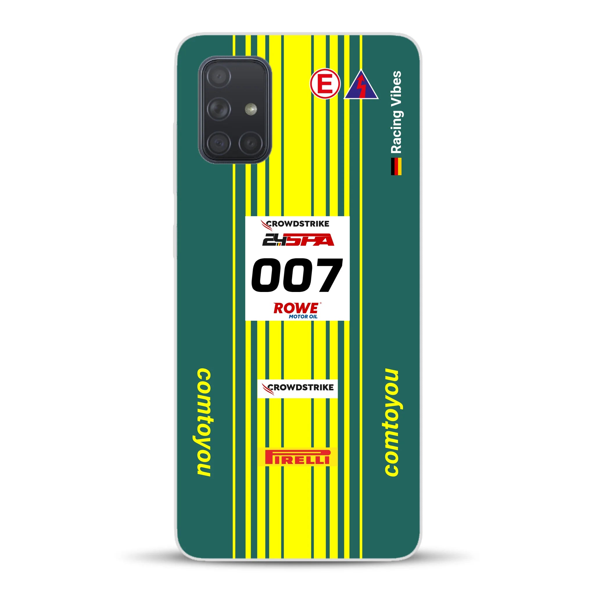 Vantage AMR GT3 Evo #007 Livery - Housse de téléphone portable personnalisée pour Samsung