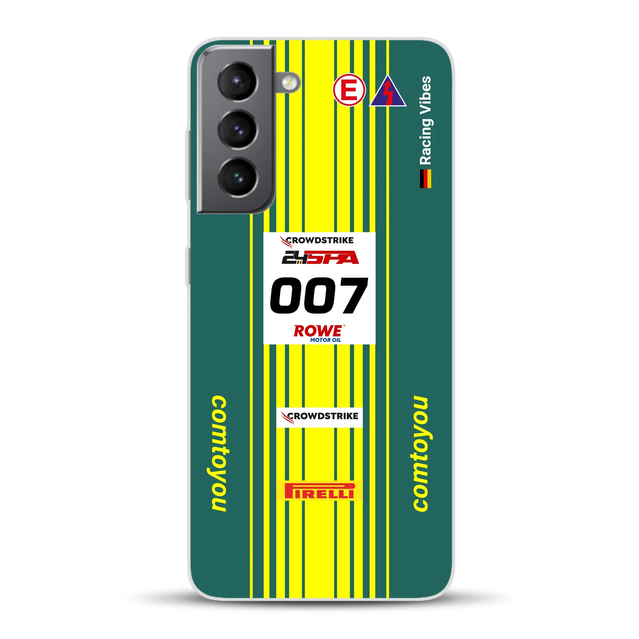Vantage AMR GT3 Evo #007 Livery - Housse de téléphone portable personnalisée pour Samsung