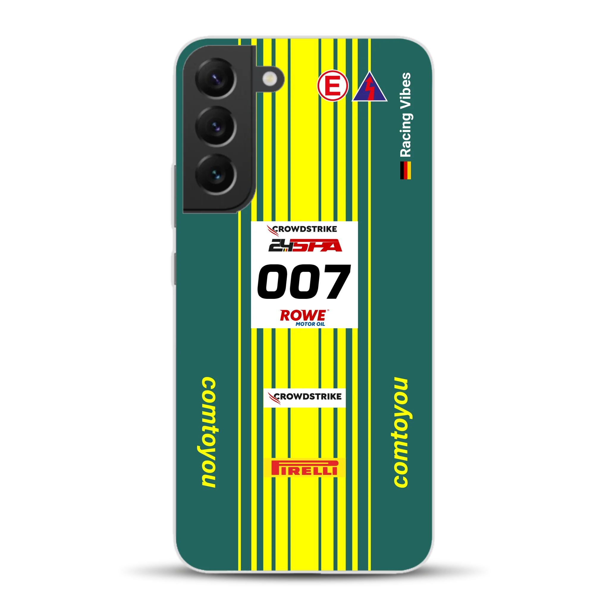 Vantage AMR GT3 Evo #007 Livery - Housse de téléphone portable personnalisée pour Samsung