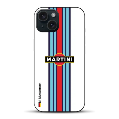 Martini Porsche Livery #1 - Custom Hybrid Case with MagSafe