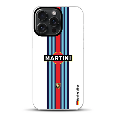 Martini Porsche Livery #1 - Custom Hybrid Case with MagSafe