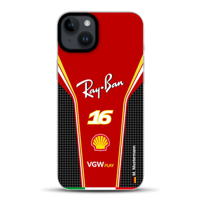 Ferrari F1 2024 Livery - Coque hybride personnalisée avec MagSafe
