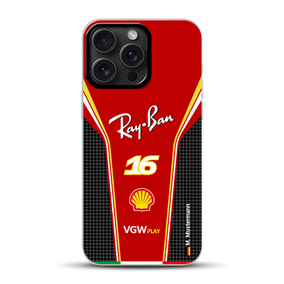 Ferrari F1 2024 Livery - Coque hybride personnalisée avec MagSafe
