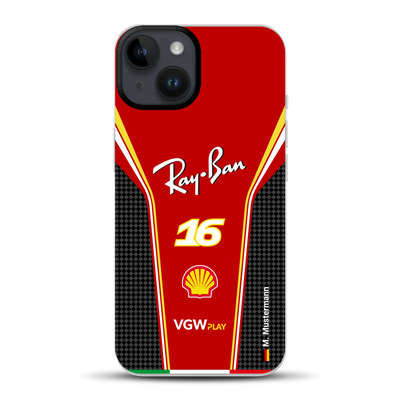 Ferrari F1 2024 Livery - Coque hybride personnalisée avec MagSafe