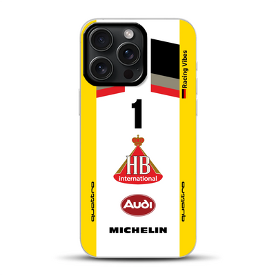 Audi Quattro S1 E2 Gruppe B Livery - Cover ibrida personalizzata con MagSafe