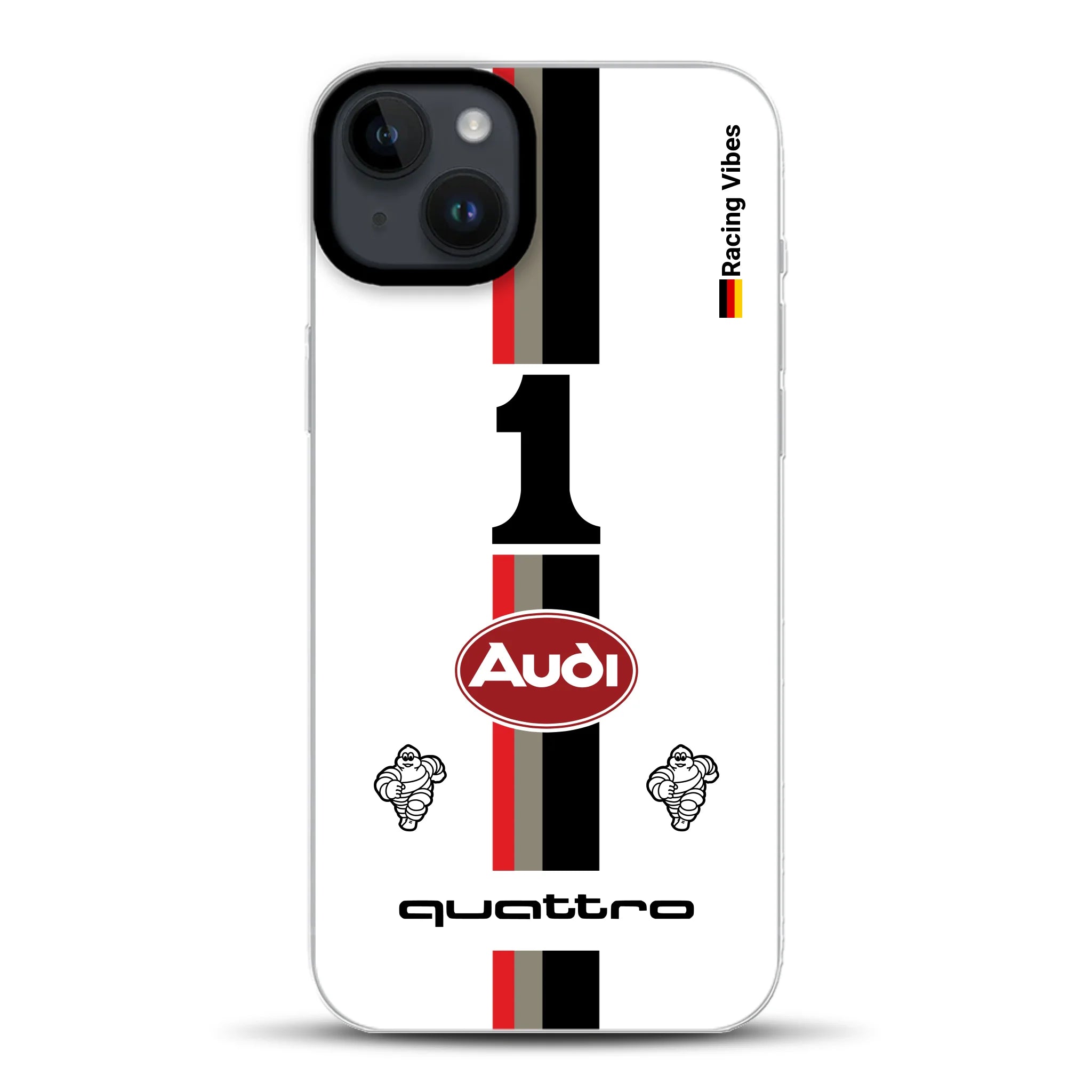 Audi Quattro S1 E2 Pikes Peak Livery - Individuelle Hybrid Hülle mit MagSafe