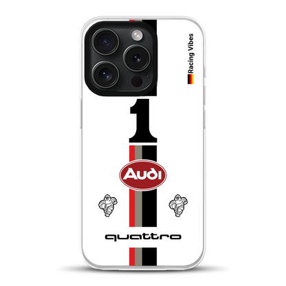 Audi Quattro S1 E2 Pikes Peak Livery - Individuelle Hybrid Hülle mit MagSafe