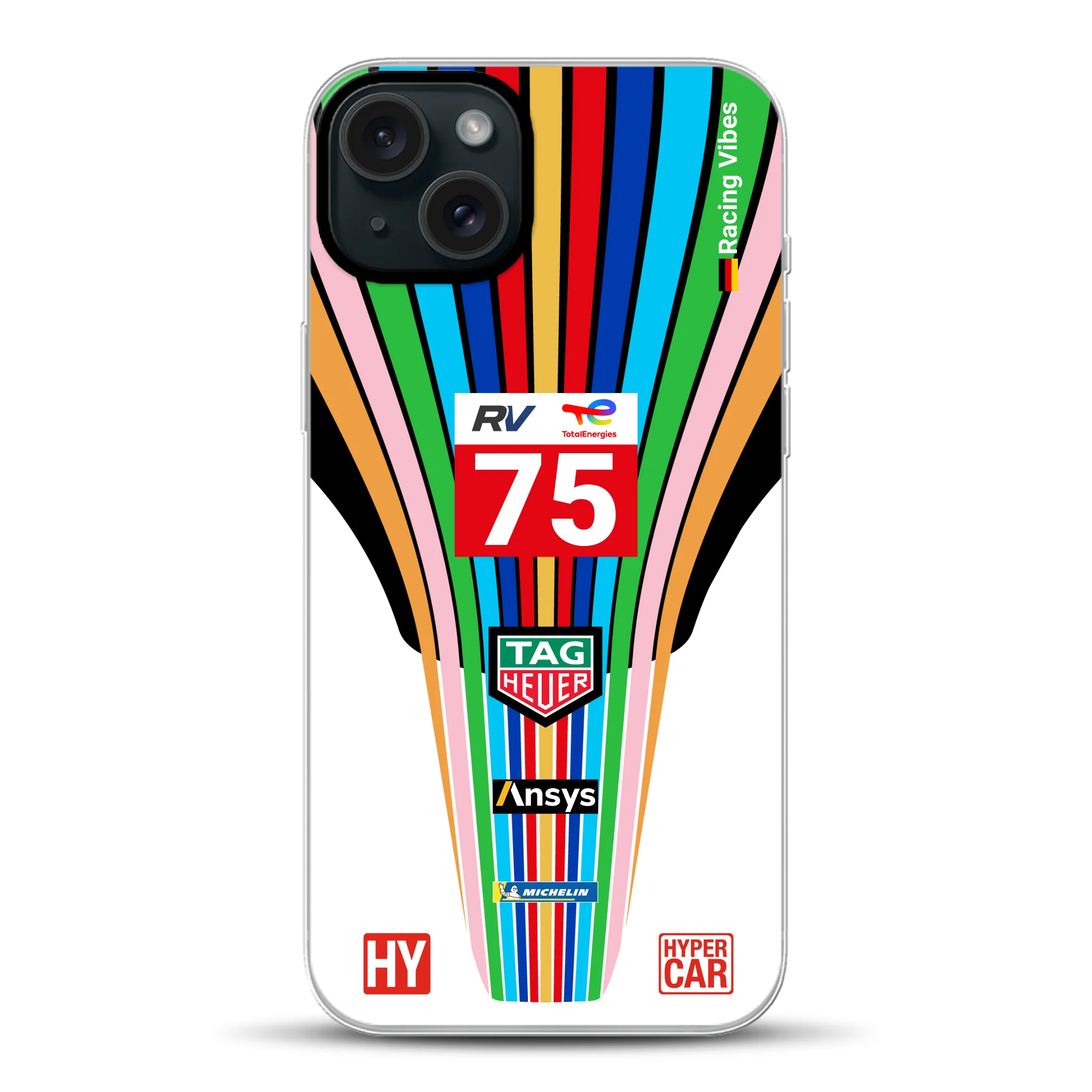 Porsche 963 #75 2023 Livery - Individuelle Hybrid Hülle mit MagSafe