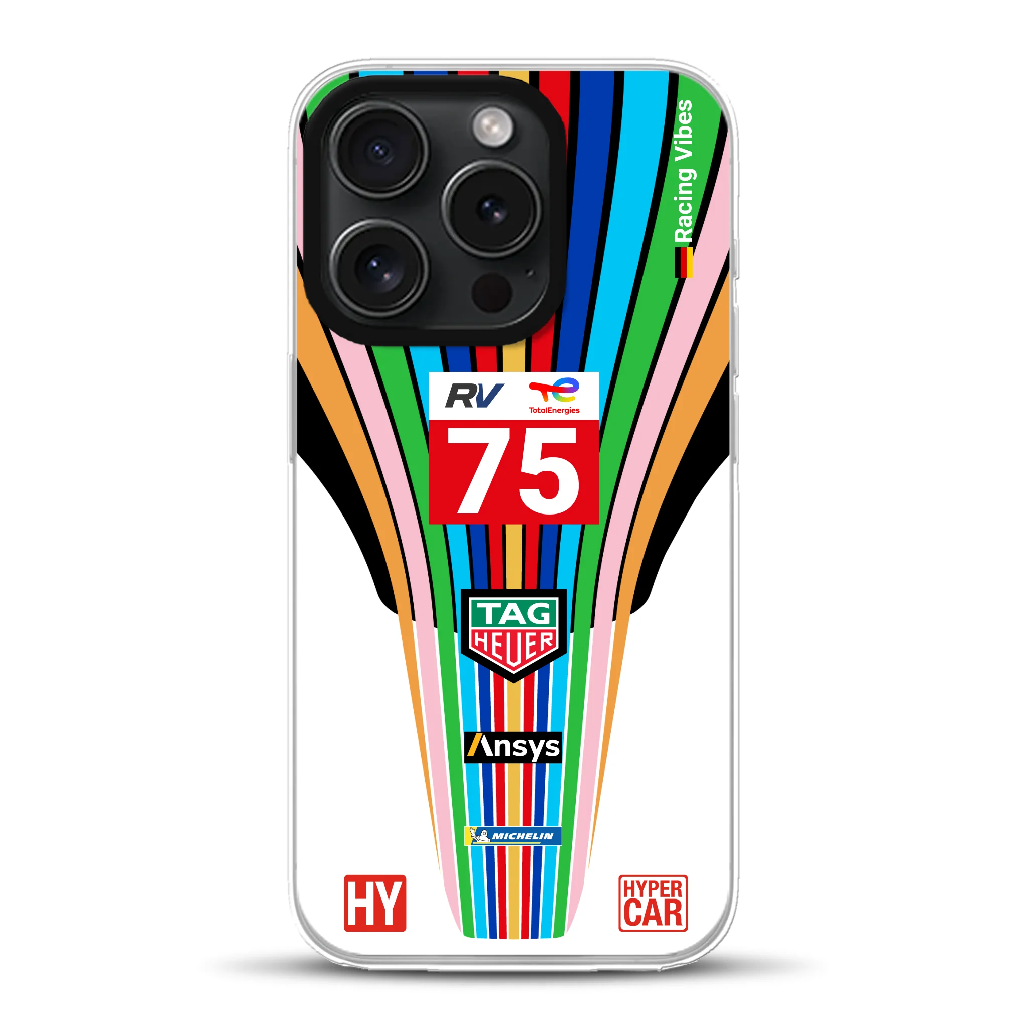 Porsche 963 #75 2023 Livery - Individuelle Hybrid Hülle mit MagSafe