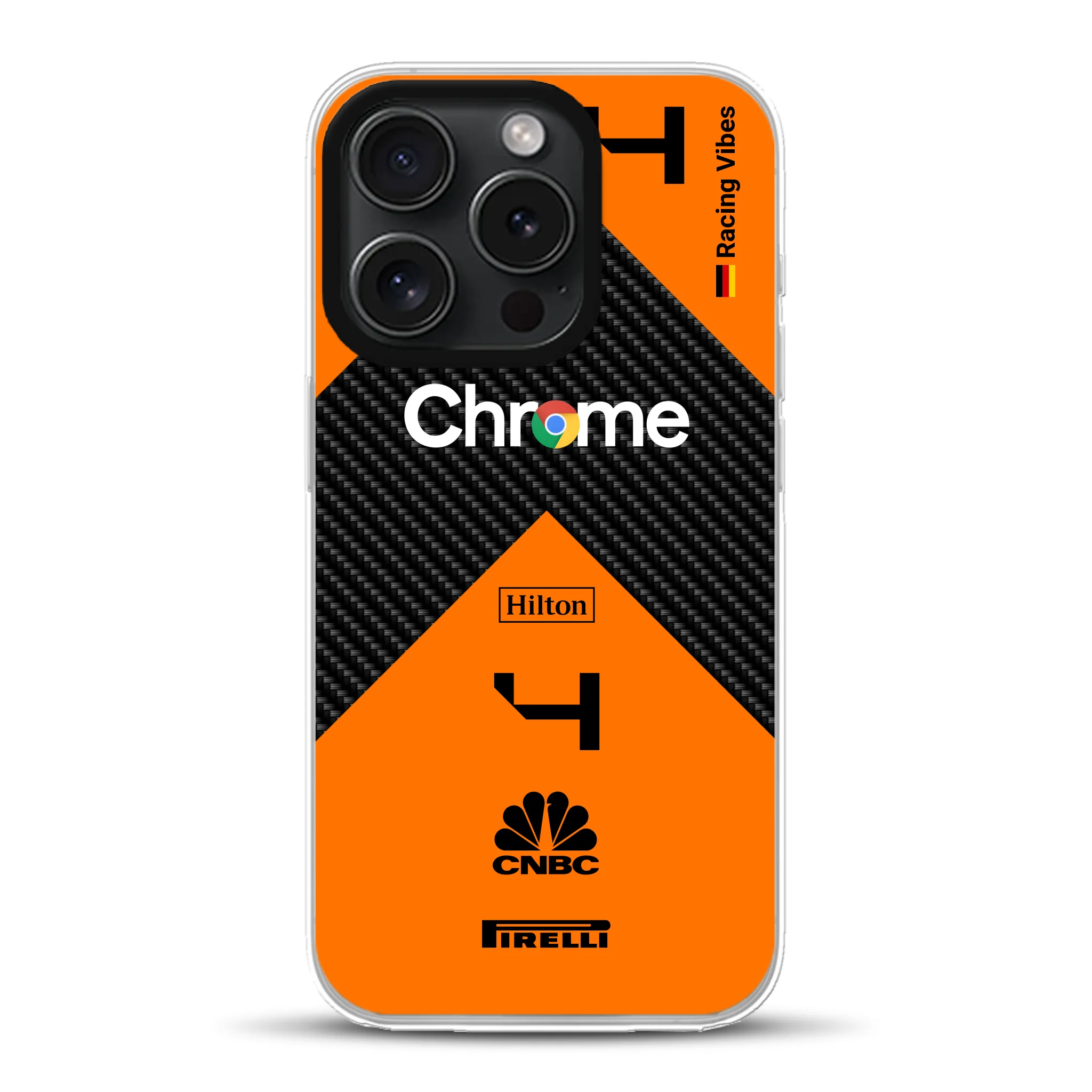 McL F1 2024 Livery - Individuelle Hybrid Hülle mit MagSafe