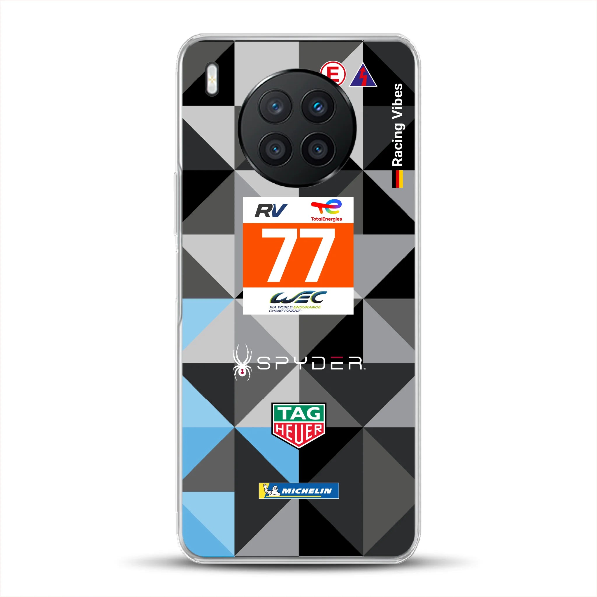 911 RSR Dempsey Proton 24h 2022 Livery - Custodia per cellulare personalizzata per Huawei