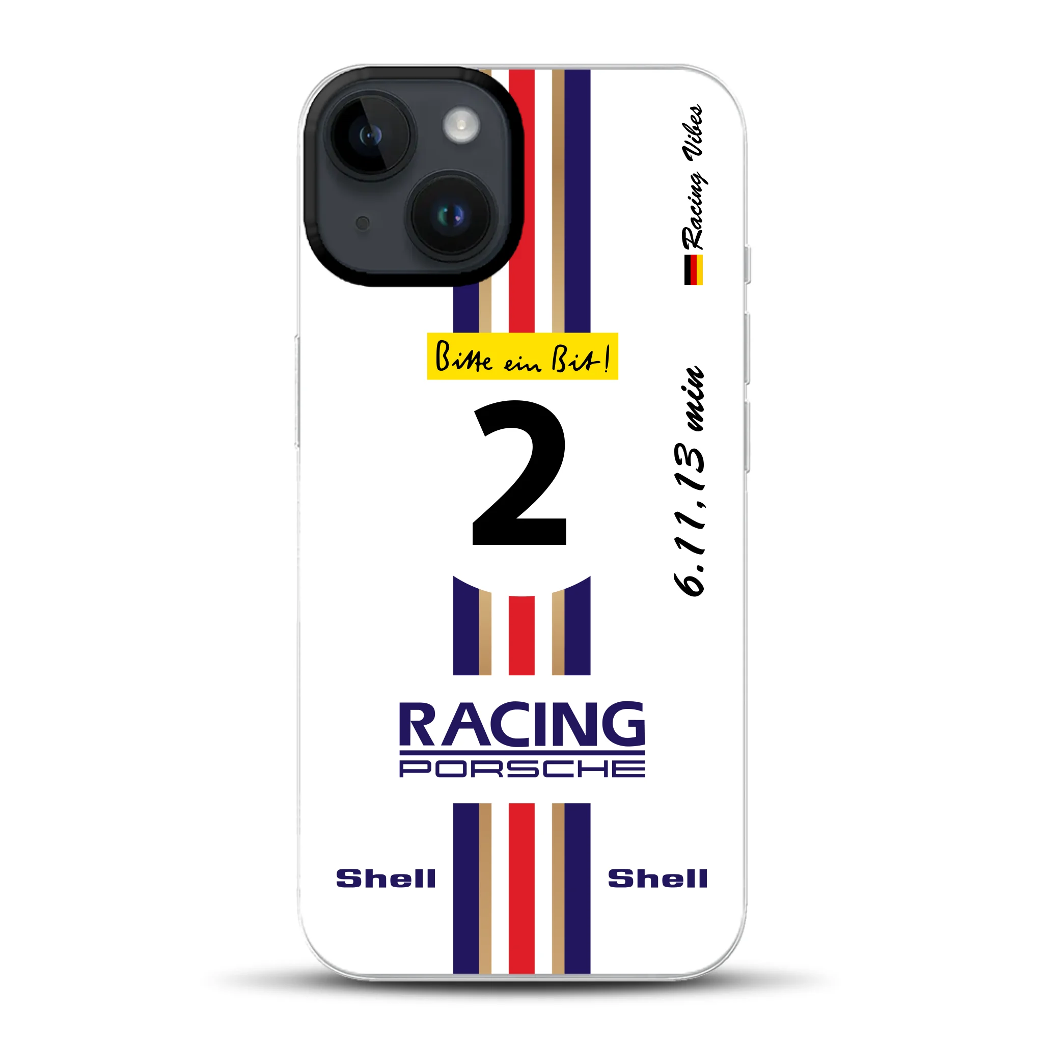 956K #2 Bellof Rekordrunde Nordschleife 1983 Livery - Individuelle Hybrid Hülle mit MagSafe