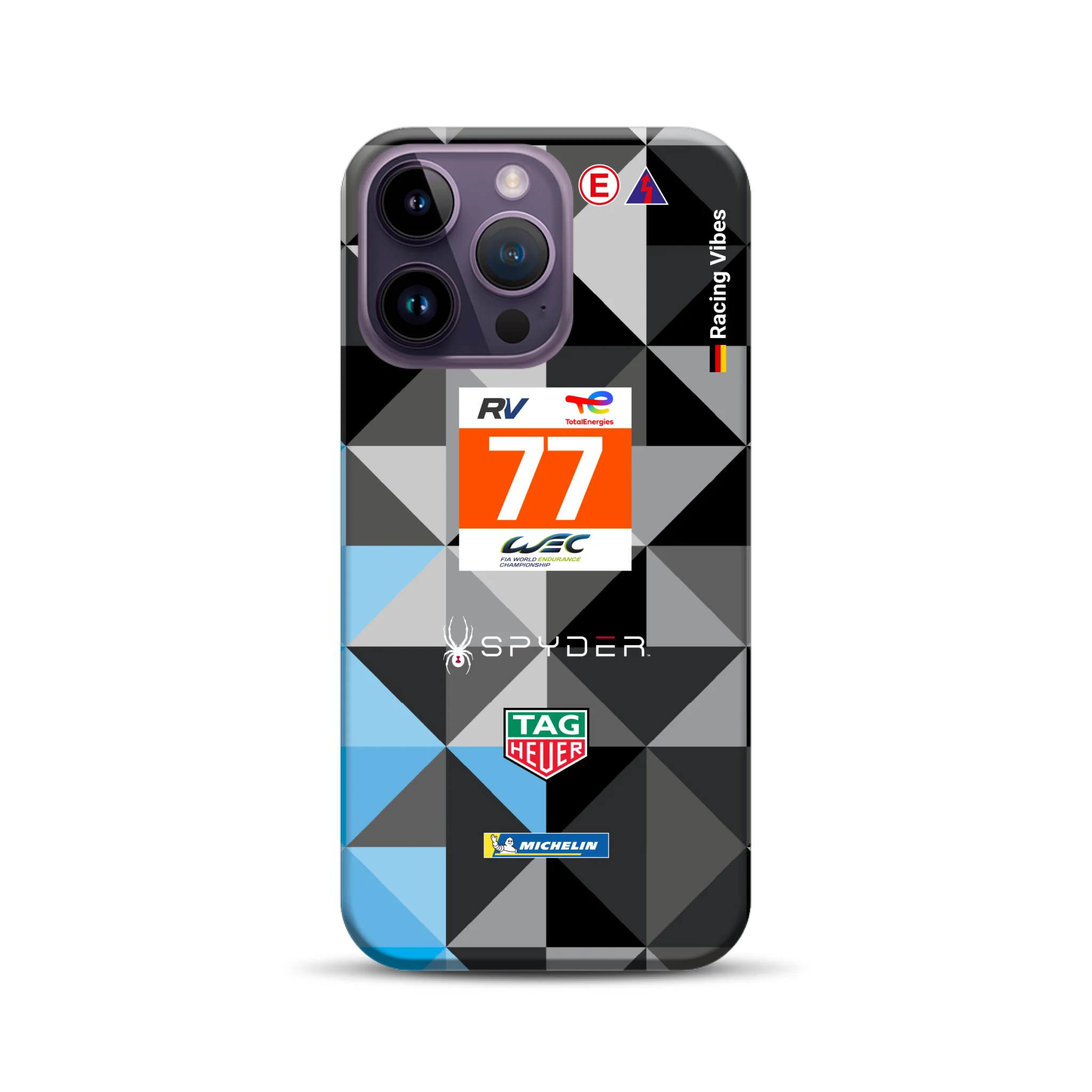 911 RSR Dempsey Proton 24h 2022 Livery – Custodia premium personalizzata per iPhone