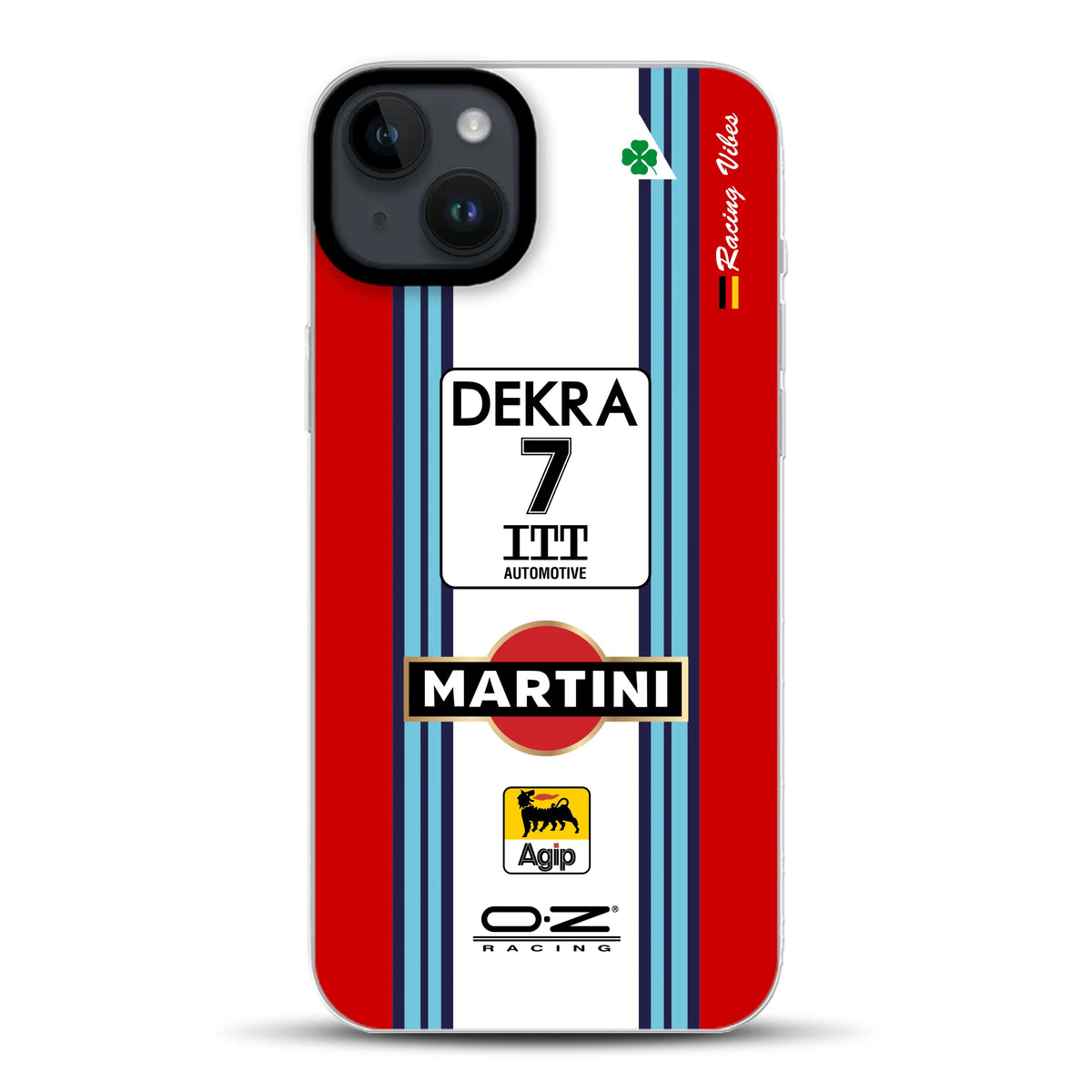 155 V6 TI #7 Nannini Alfa Corse DTM 1995 Livery - Coque hybride personnalisée avec MagSafe