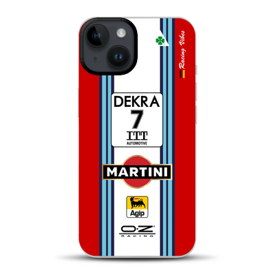 155 V6 TI #7 Nannini Alfa Corse DTM 1995 Livery - Coque hybride personnalisée avec MagSafe