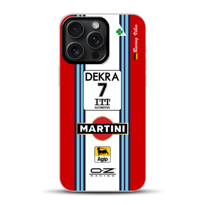 155 V6 TI #7 Nannini Alfa Corse DTM 1995 Livery - Coque hybride personnalisée avec MagSafe