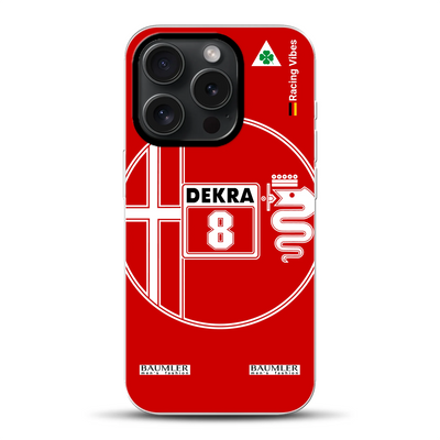 155 V6 TI #8 Larini DTM Champion 1993 Livery - Cover ibrida personalizzata con MagSafe