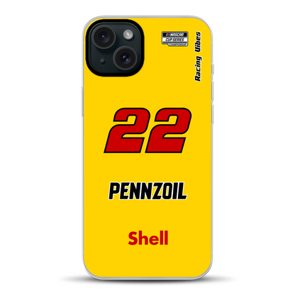 Nascar Joey Logano Champion 2024 Livery - Individuelle Hybrid Hülle mit MagSafe