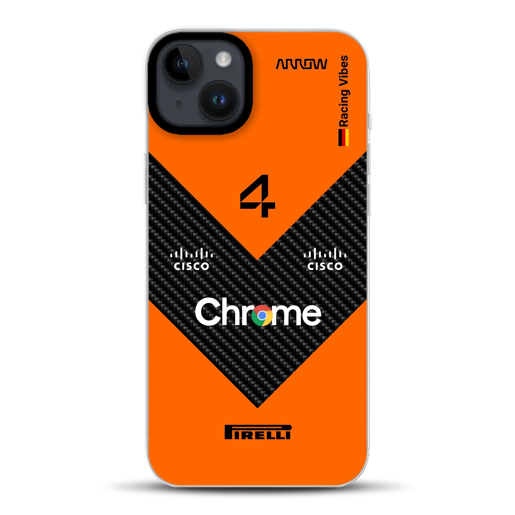 McL F1 2025 MCL39 Livery - Cover ibrida personalizzata con MagSafe