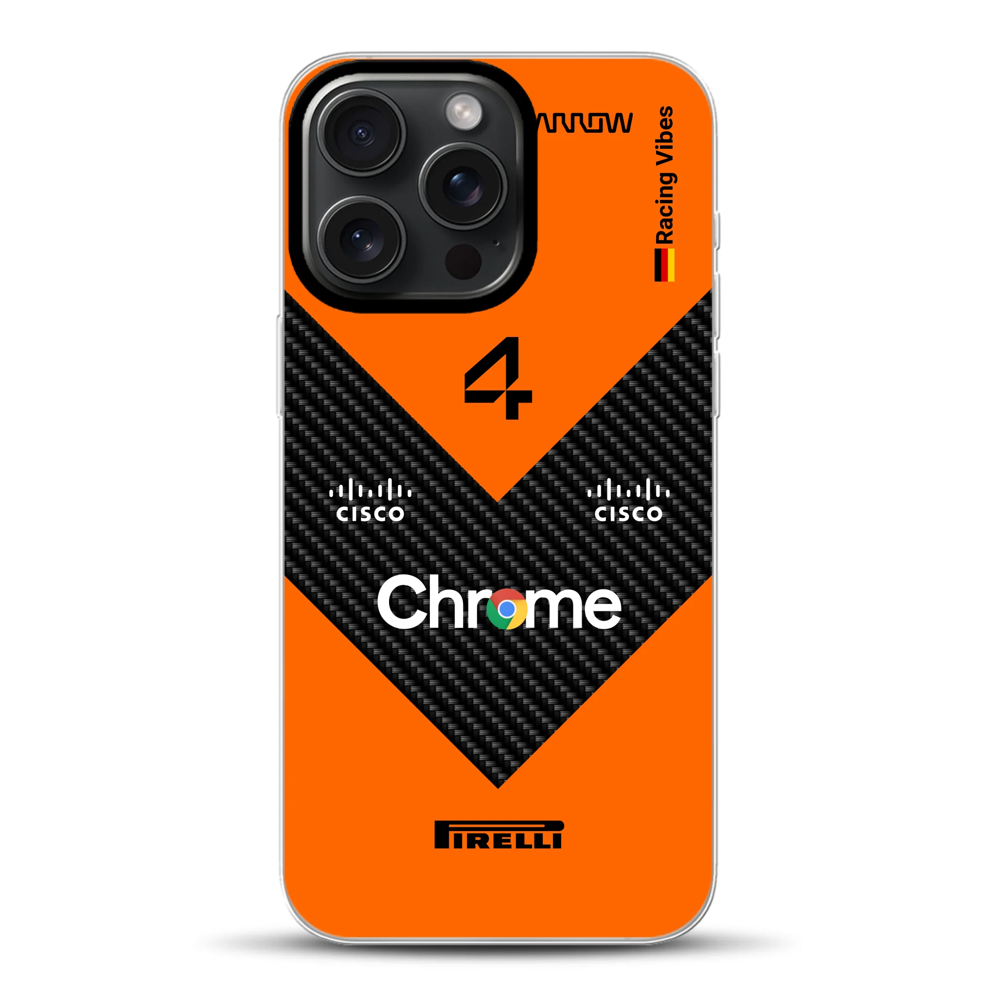 McL F1 2025 MCL39 Livery - Individuelle Hybrid Hülle mit MagSafe