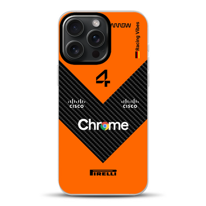 McL F1 2025 MCL39 Livery - Individuelle Hybrid Hülle mit MagSafe