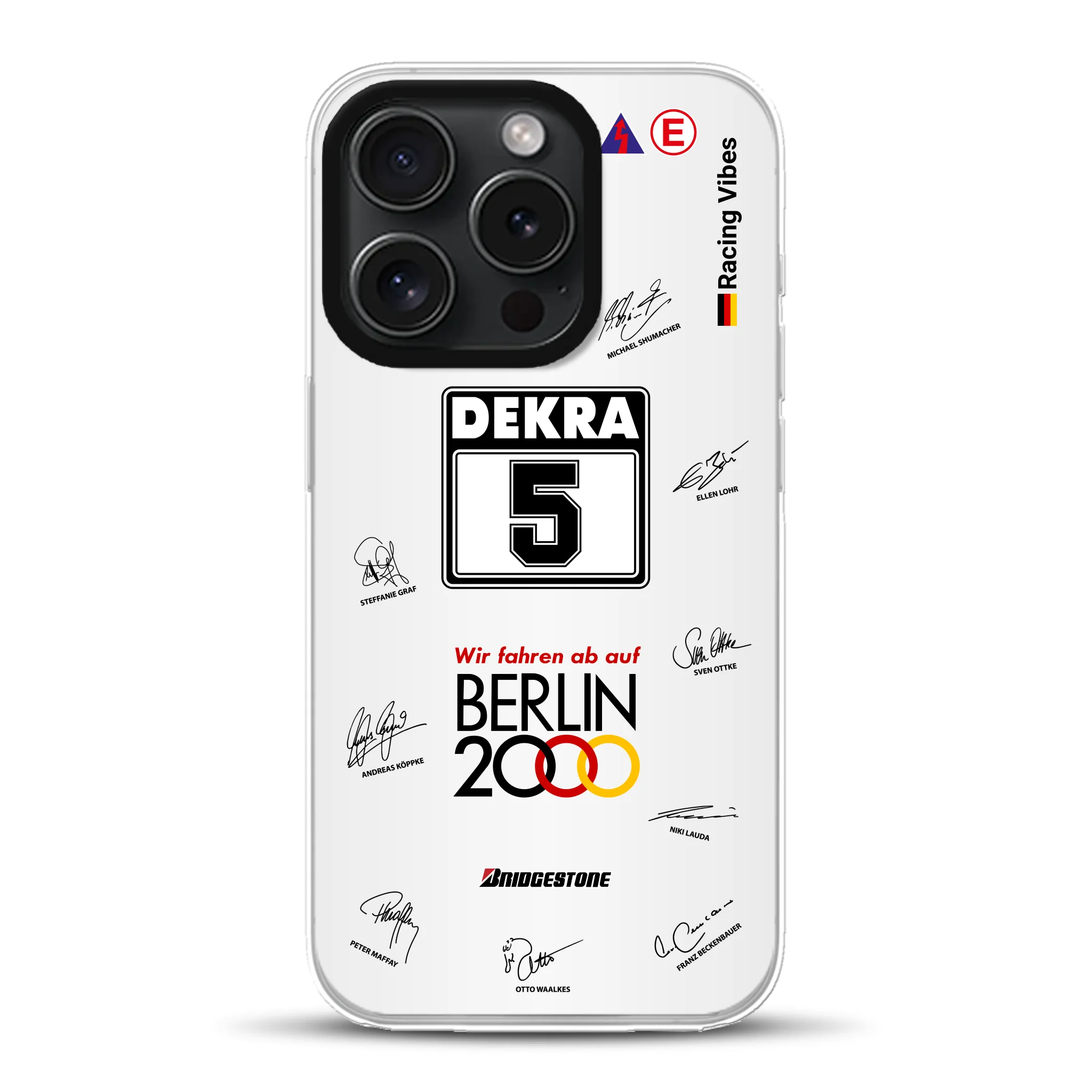190E DTM 1992 Berlin 2000 Ellen Lohr Livery - Individuelle Hybrid Hülle mit MagSafe