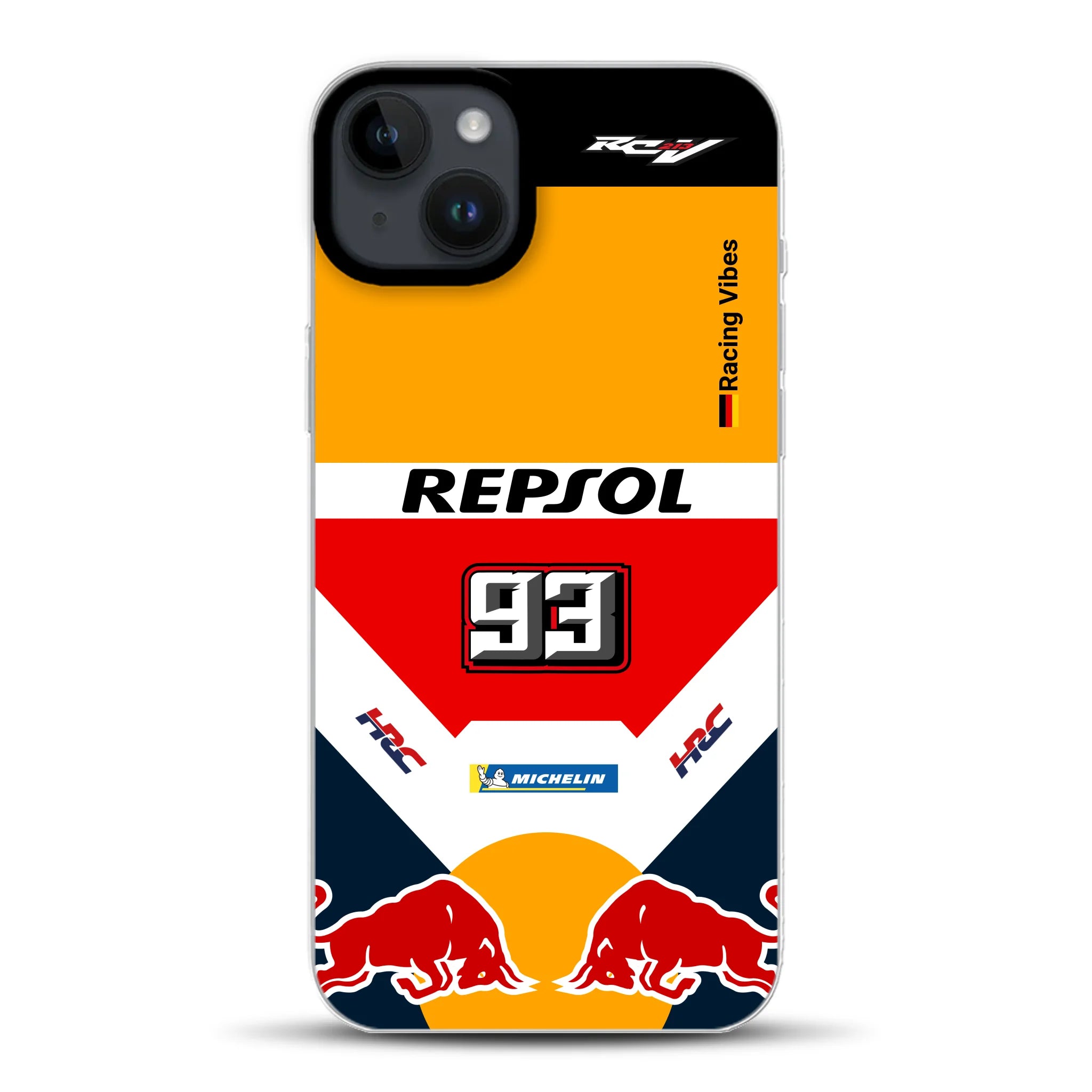 RC213V MotoGP Marc Márquez 2019 Champion Livery - Custom Hybrid Case with MagSafe