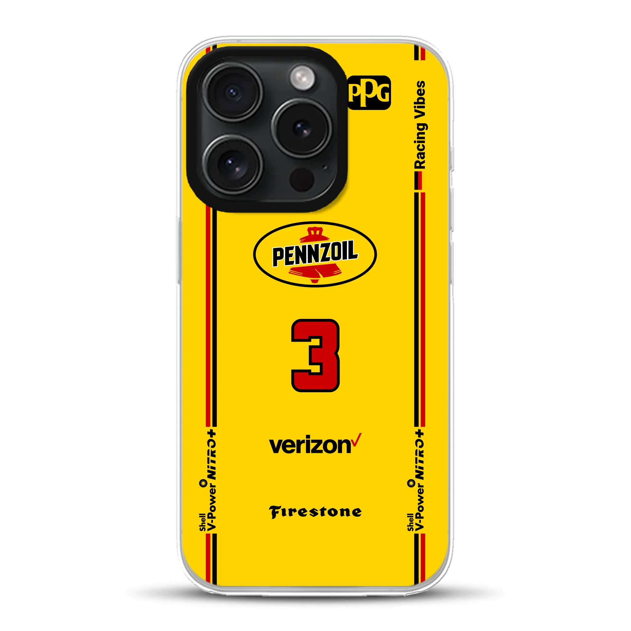 Yellow Submarine Racing Livery - Individuelle Hybrid Hülle mit MagSafe