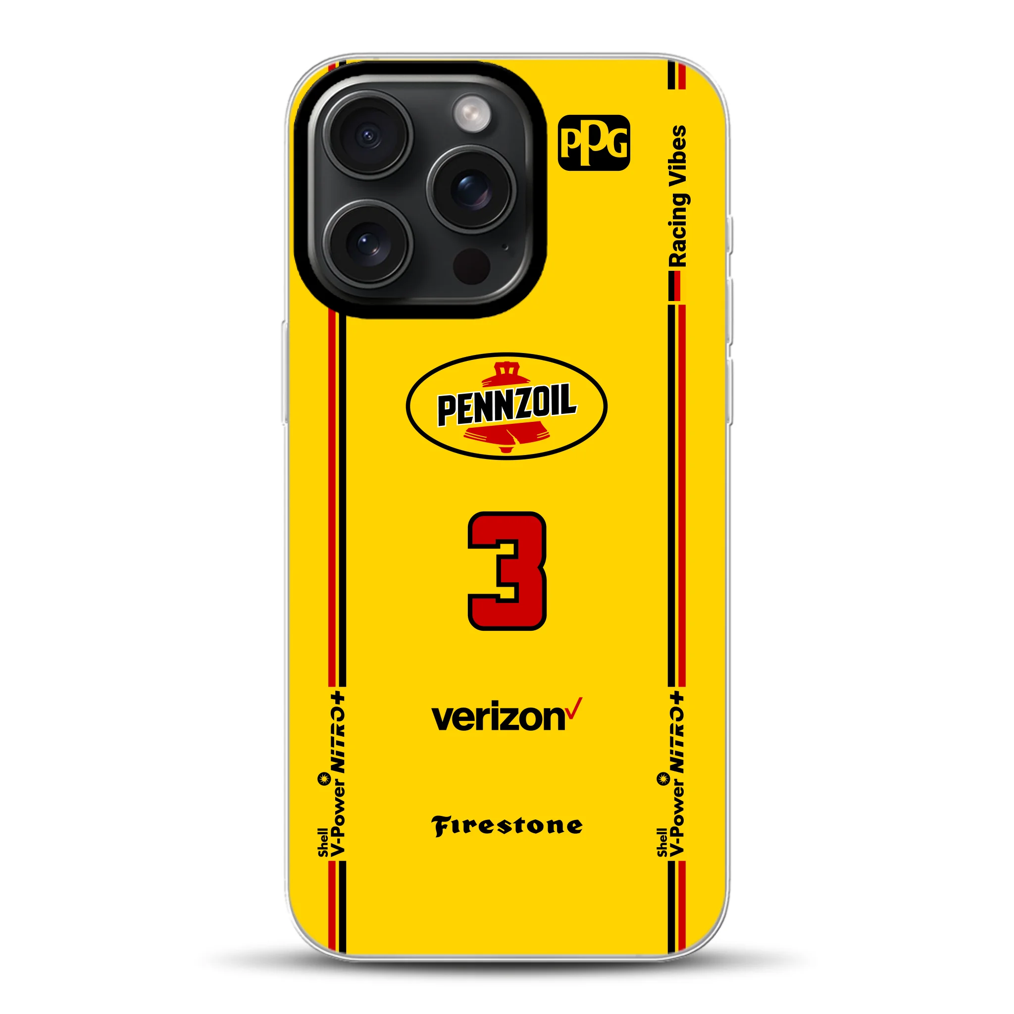 Yellow Submarine Racing Livery - Individuelle Hybrid Hülle mit MagSafe