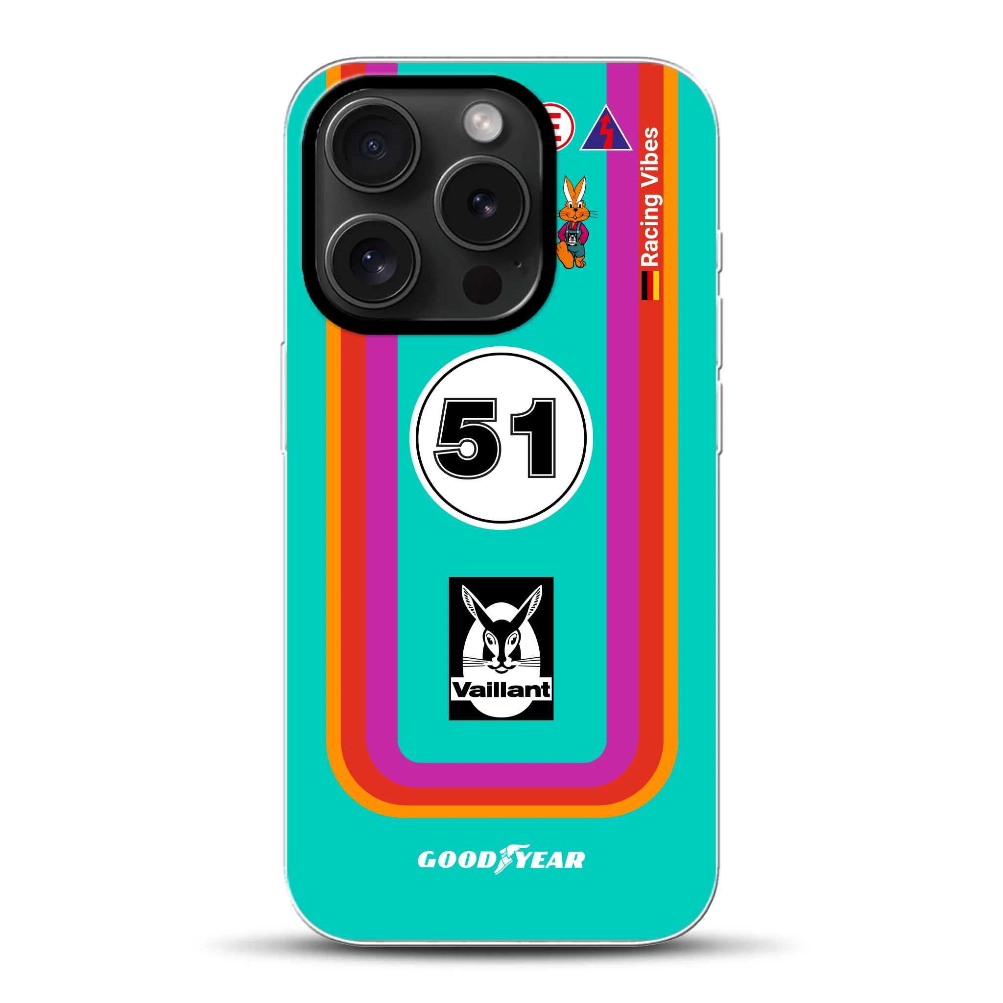 Porsche 935 K3 Vaillant Kremer Racing 1977 Livery - Individuelle Hybrid Hülle mit MagSafe