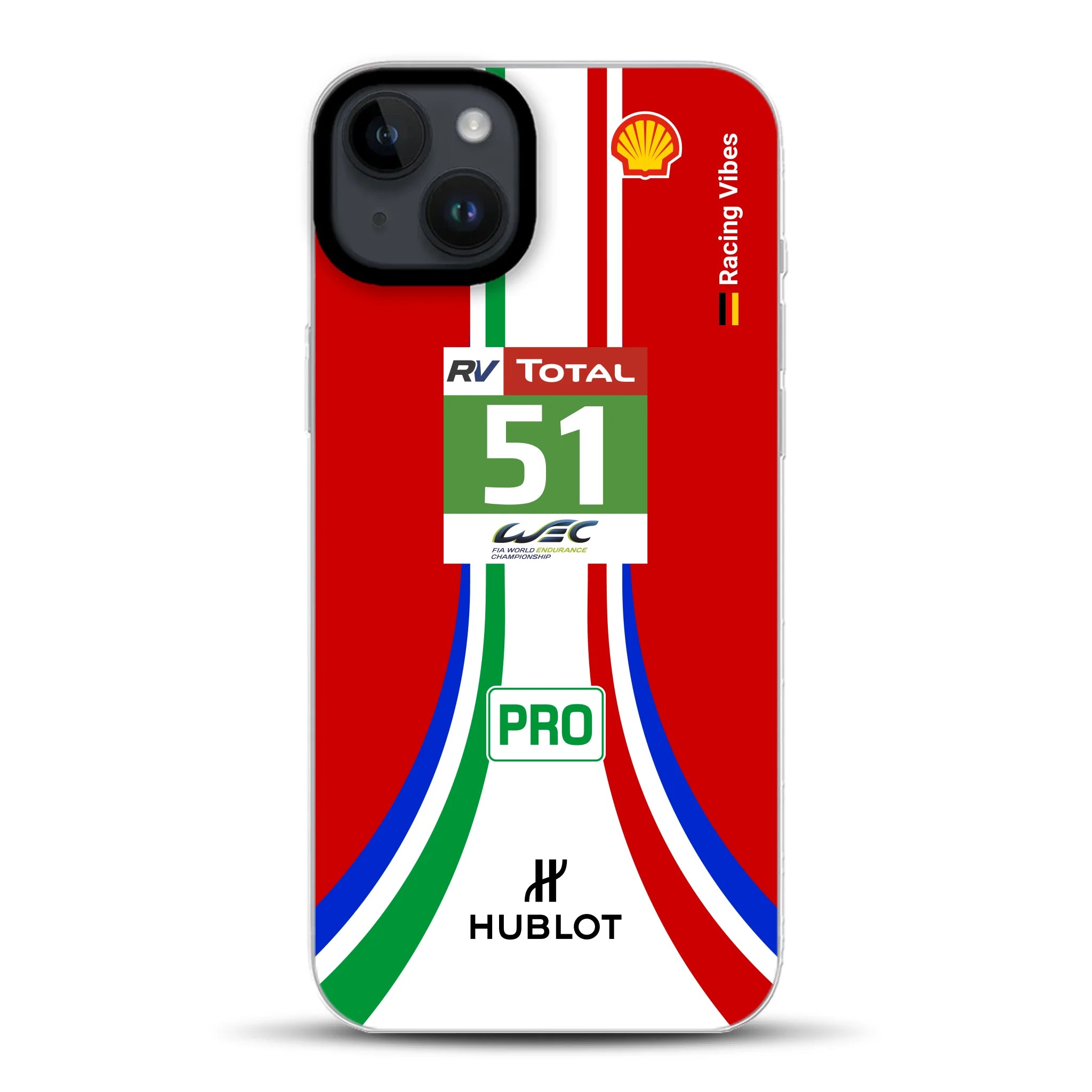 488 GTE LM Livery - Individuelle Hybrid Hülle mit MagSafe