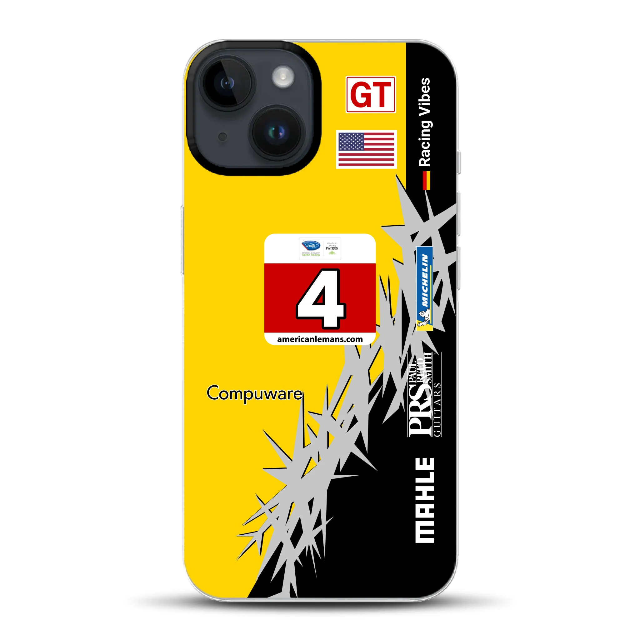 Corvette C6R 2010 ALMS Livery - Individuelle Hybrid Hülle mit MagSafe