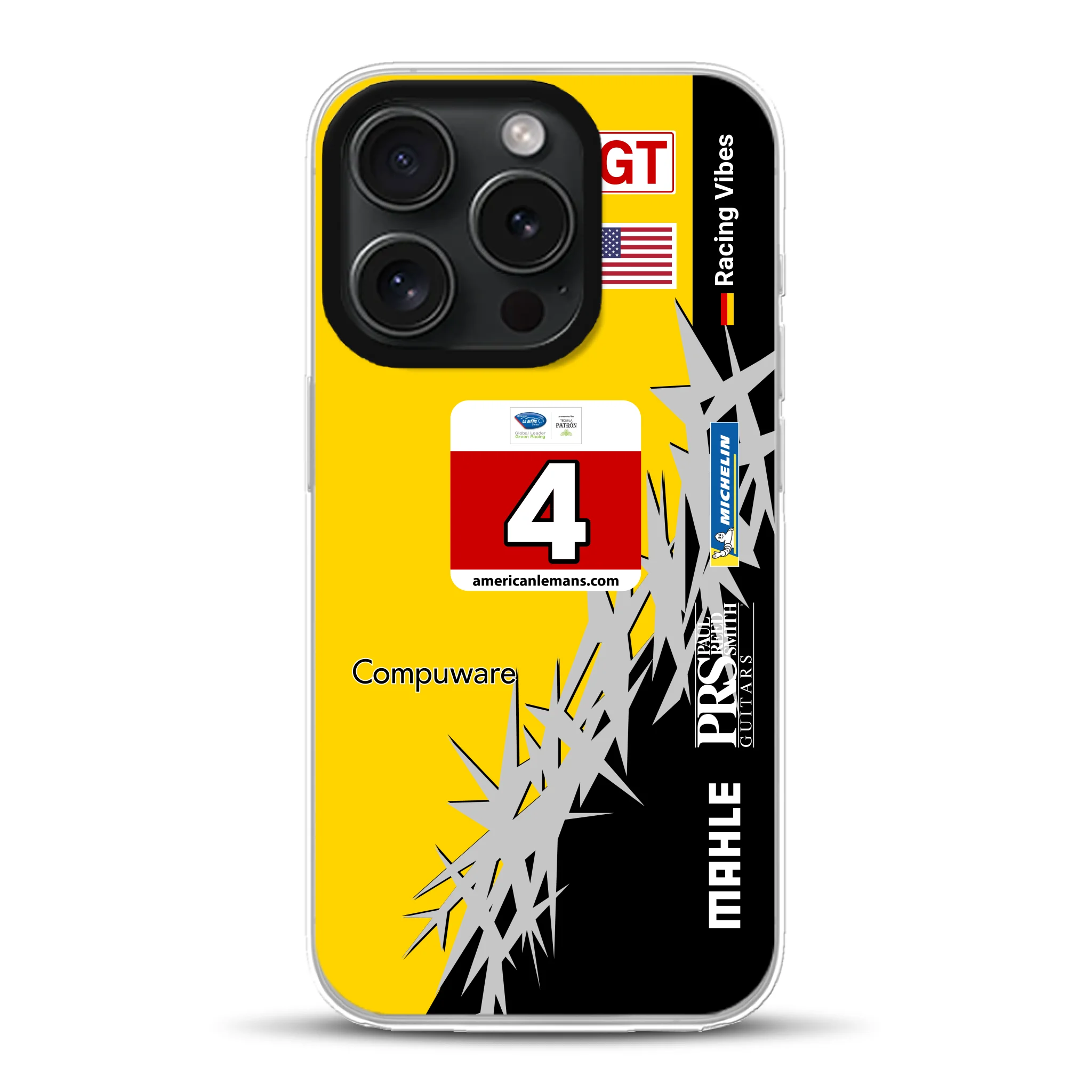 Corvette C6R 2010 ALMS Livery - Individuelle Hybrid Hülle mit MagSafe