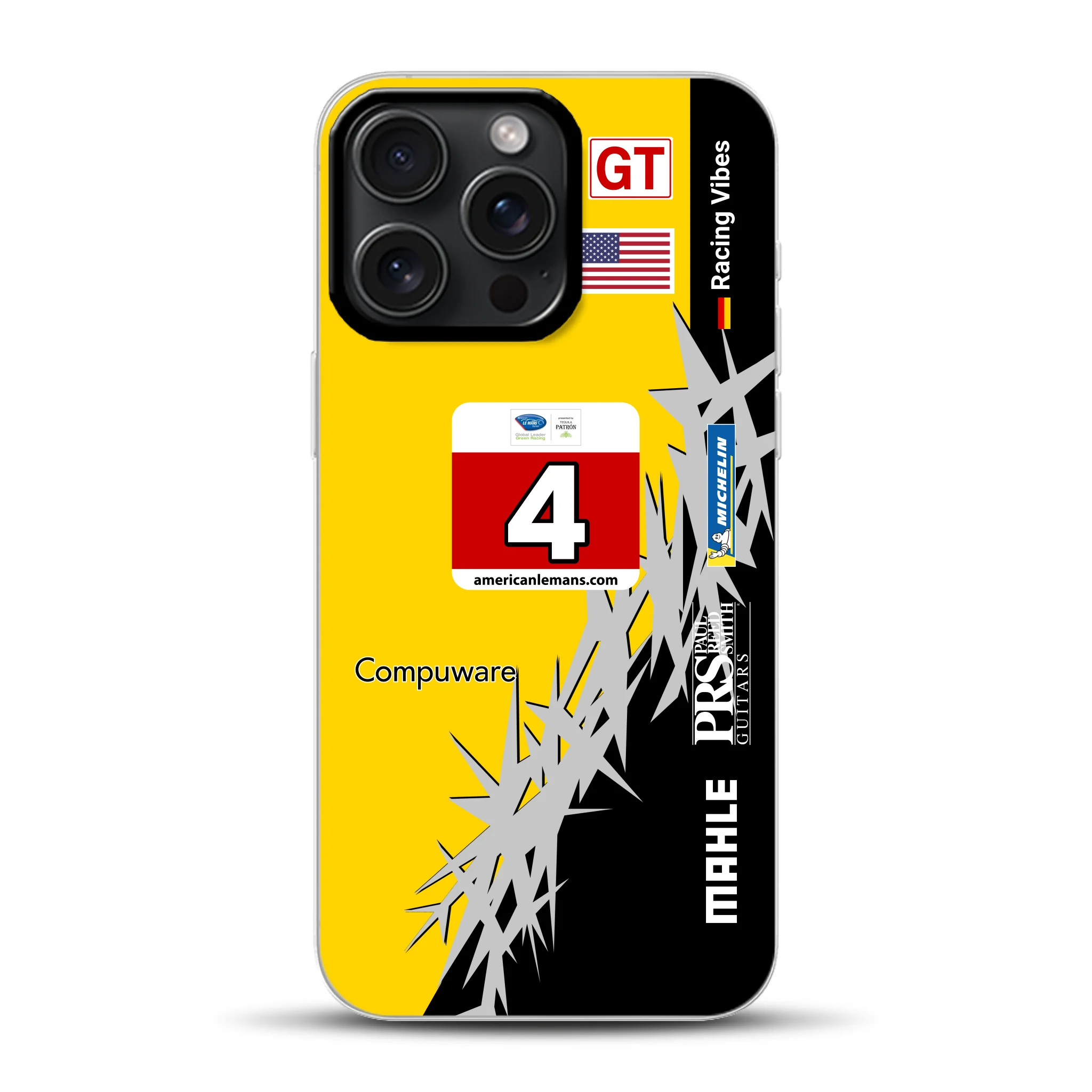 Corvette C6R 2010 ALMS Livery - Individuelle Hybrid Hülle mit MagSafe