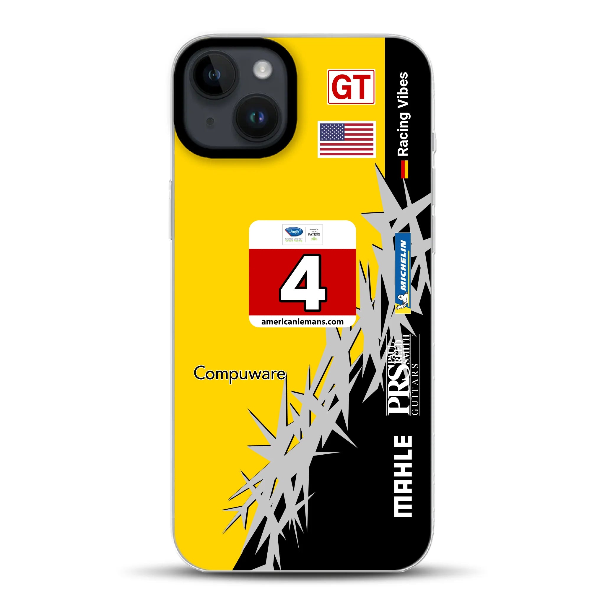 Corvette C6R 2010 ALMS Livery - Individuelle Hybrid Hülle mit MagSafe