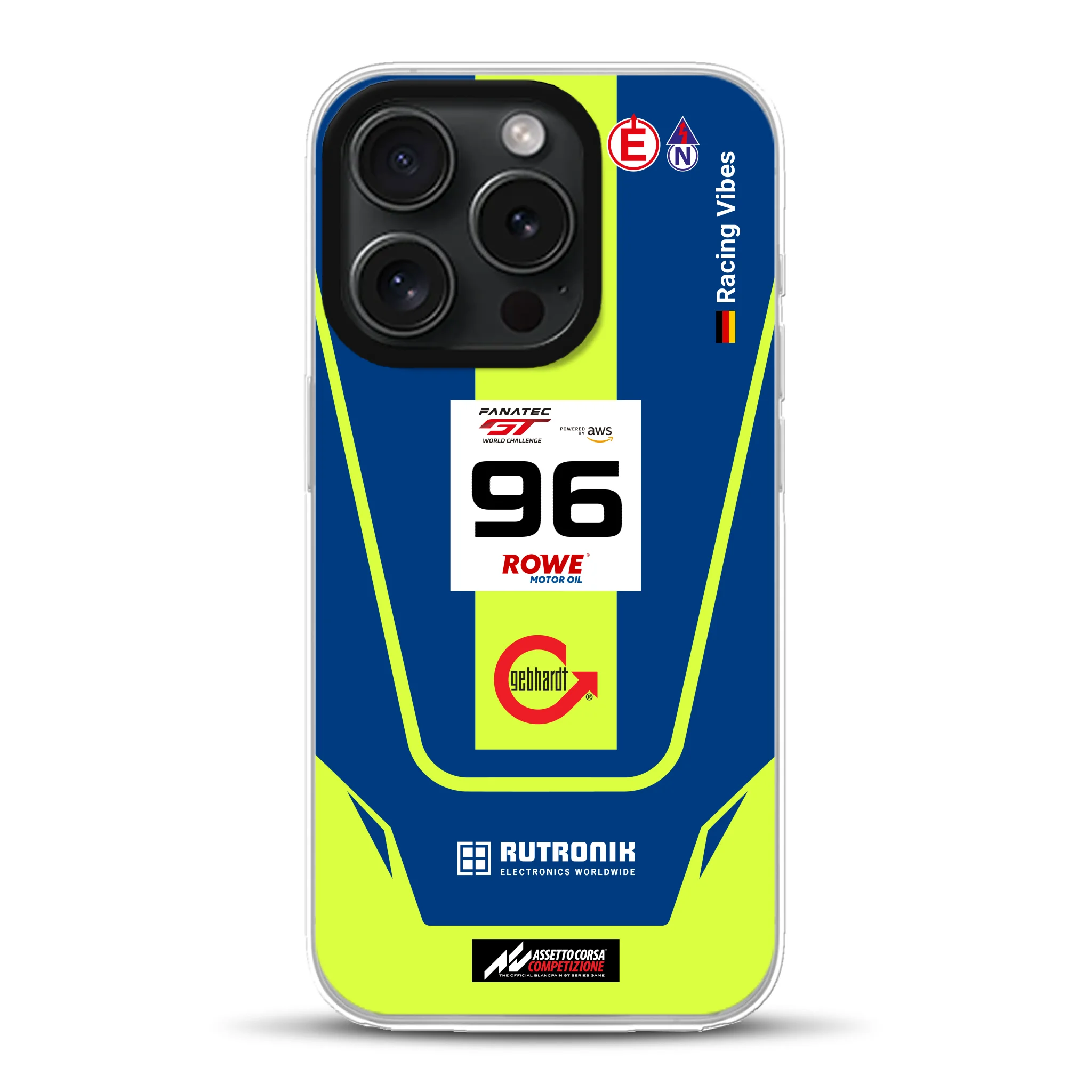 Porsche 911 GT3 R GTWC #96 Livery - Individuelle Hybrid Hülle mit MagSafe