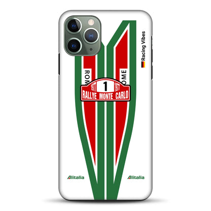 Lancia Stratos Alitalia 1977 Livery - Custodia premium personalizzata per iPhone
