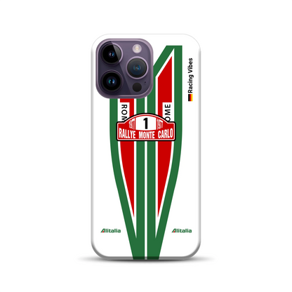 Lancia Stratos Alitalia 1977 Livery - Custodia premium personalizzata per iPhone