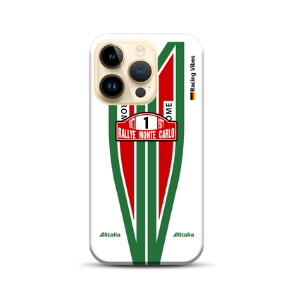 Lancia Stratos Alitalia 1977 Livery - Custodia premium personalizzata per iPhone