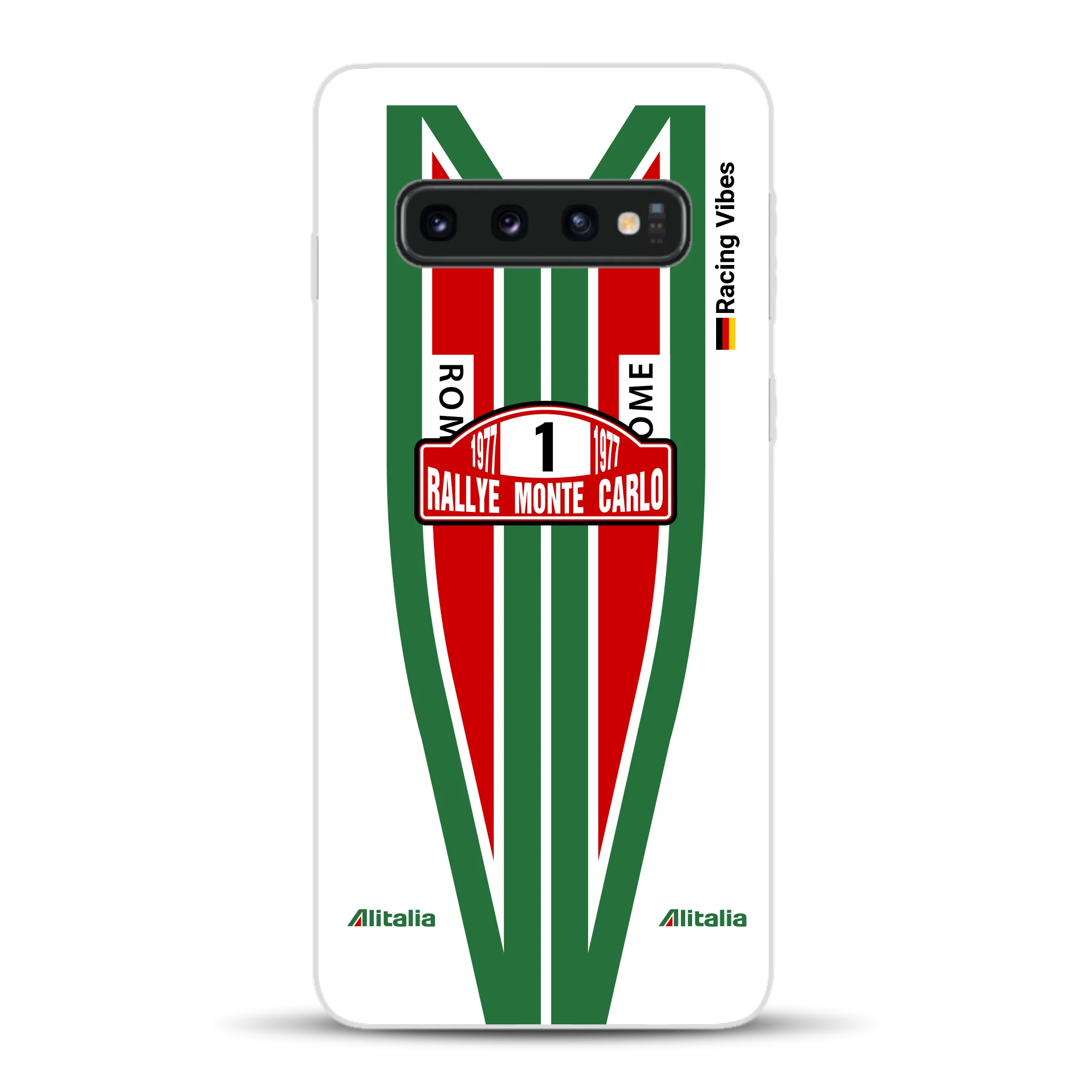 Lancia Stratos Alitalia 1977 Livery - Housse de téléphone portable personnalisée pour Samsung