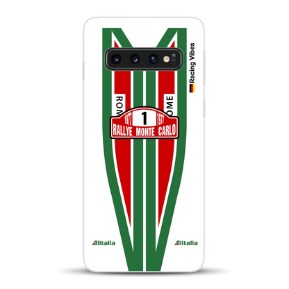 Lancia Stratos Alitalia 1977 Livery - Housse de téléphone portable personnalisée pour Samsung