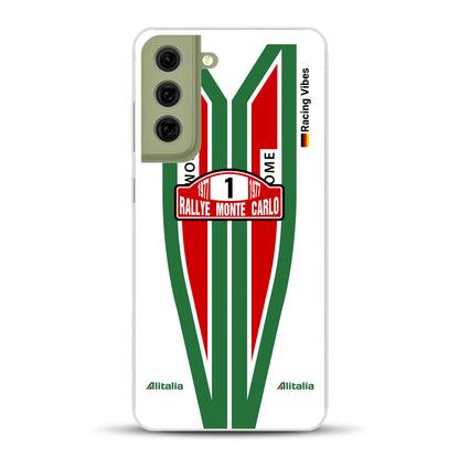 Lancia Stratos Alitalia 1977 Livery - Housse de téléphone portable personnalisée pour Samsung