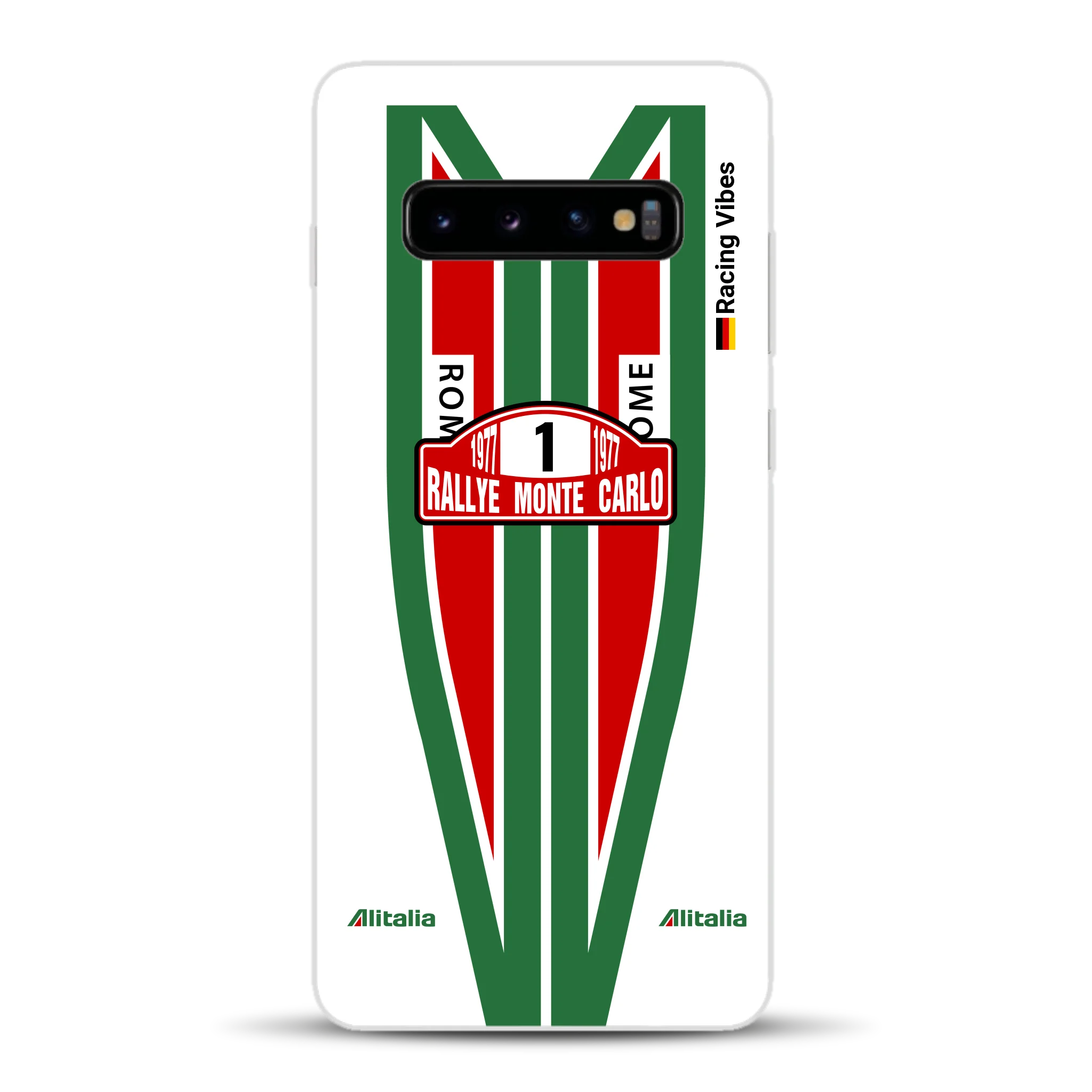 Lancia Stratos Alitalia 1977 Livery - Housse de téléphone portable personnalisée pour Samsung