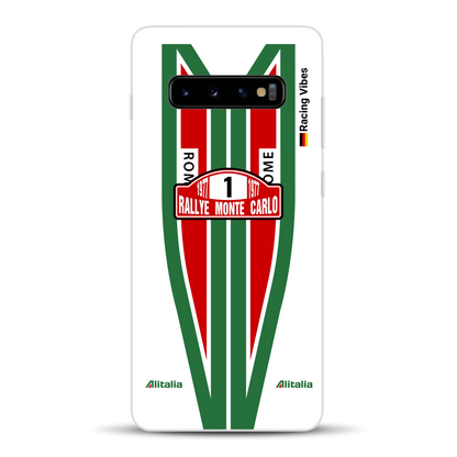 Lancia Stratos Alitalia 1977 Livery - Housse de téléphone portable personnalisée pour Samsung