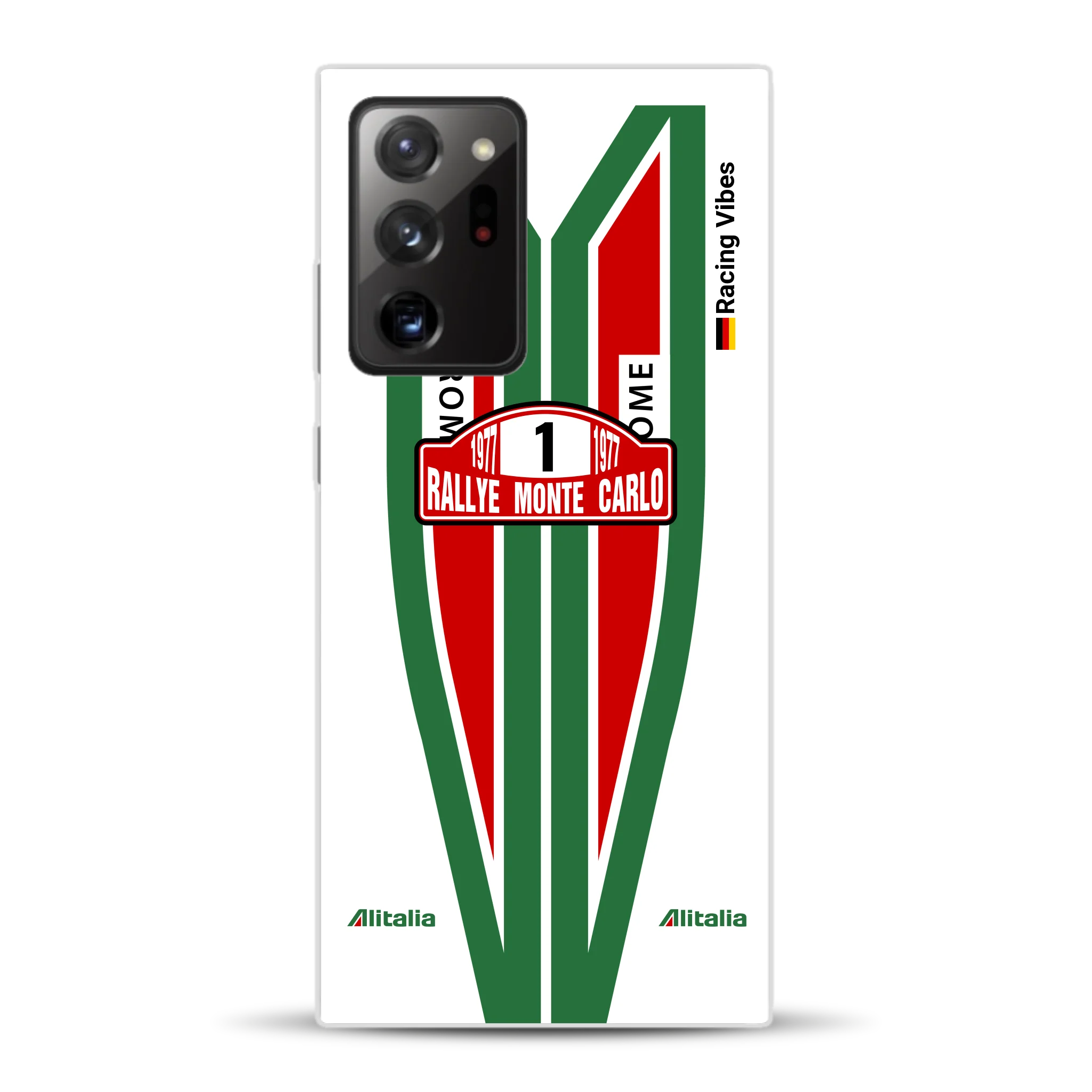 Lancia Stratos Alitalia 1977 Livery - Housse de téléphone portable personnalisée pour Samsung