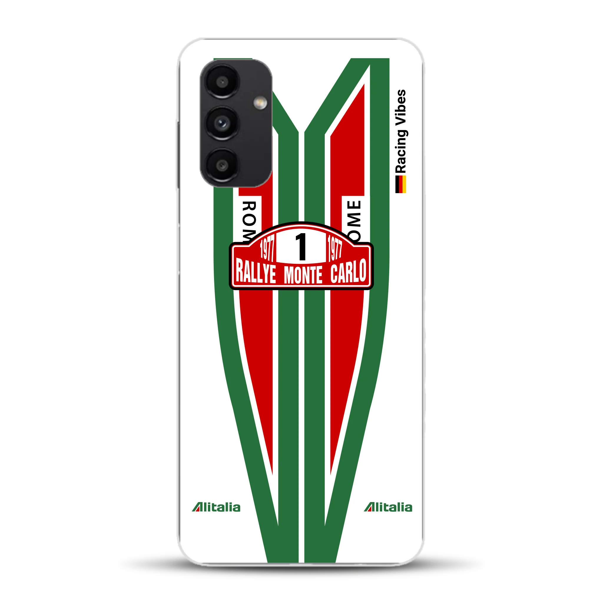 Lancia Stratos Alitalia 1977 Livery - Housse de téléphone portable personnalisée pour Samsung