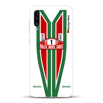 Lancia Stratos Alitalia 1977 Livery - Housse de téléphone portable personnalisée pour Samsung