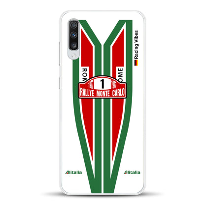 Lancia Stratos Alitalia 1977 Livery - Housse de téléphone portable personnalisée pour Samsung