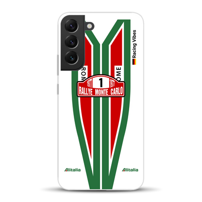Lancia Stratos Alitalia 1977 Livery - Housse de téléphone portable personnalisée pour Samsung