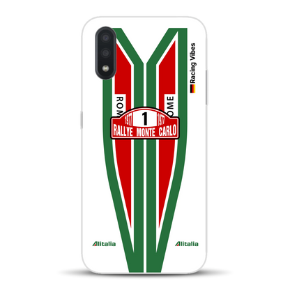 Lancia Stratos Alitalia 1977 Livery - Housse de téléphone portable personnalisée pour Samsung